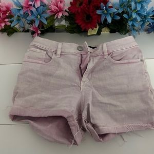 Pink summer shorts.